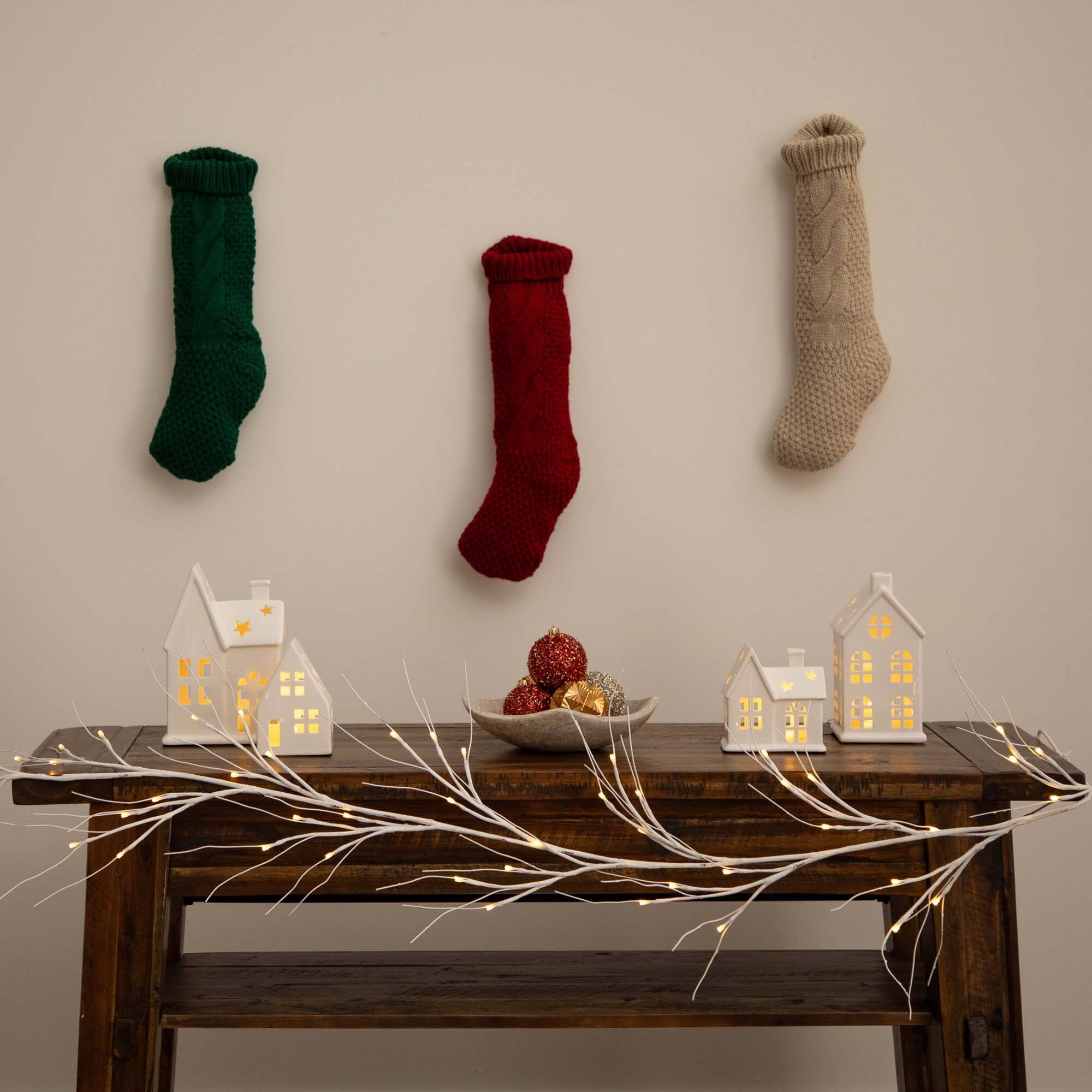 6ft. Artificial White Birch Warm White LED Pre-Lit Garland